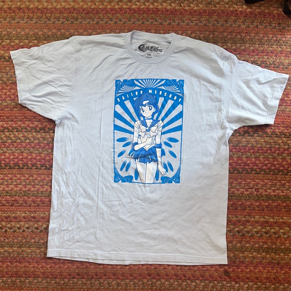 NWOT SAILOR MOON ANIME MERCURY BLUE TEE